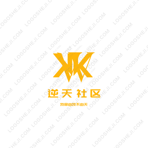 逆天社区logo设计