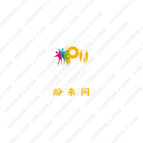 盼来网logo设计