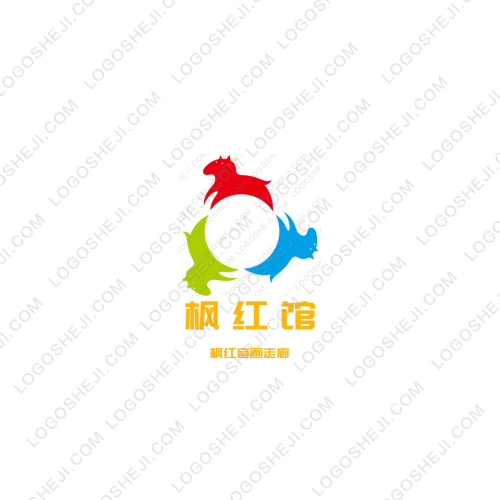 枫红馆logo设计