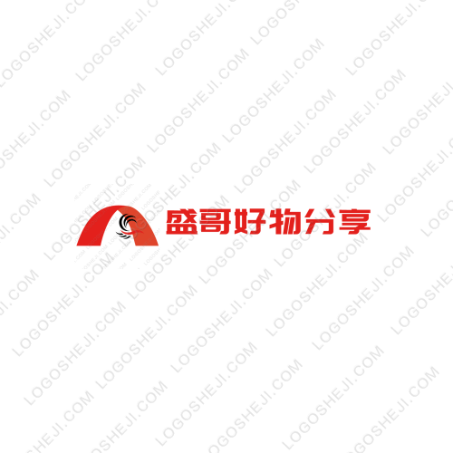 盛哥好物分享logo设计