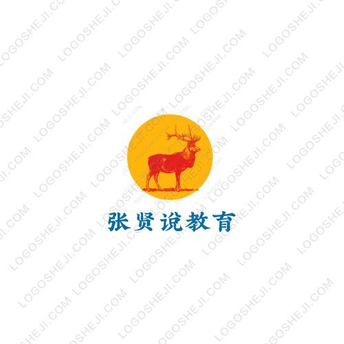 张贤说教育logo设计