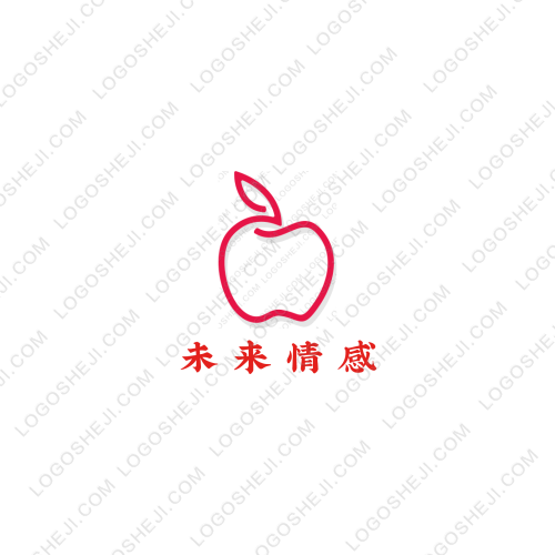 未来情感logo设计