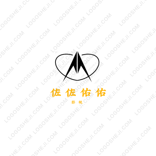 佐佐佑佑logo设计